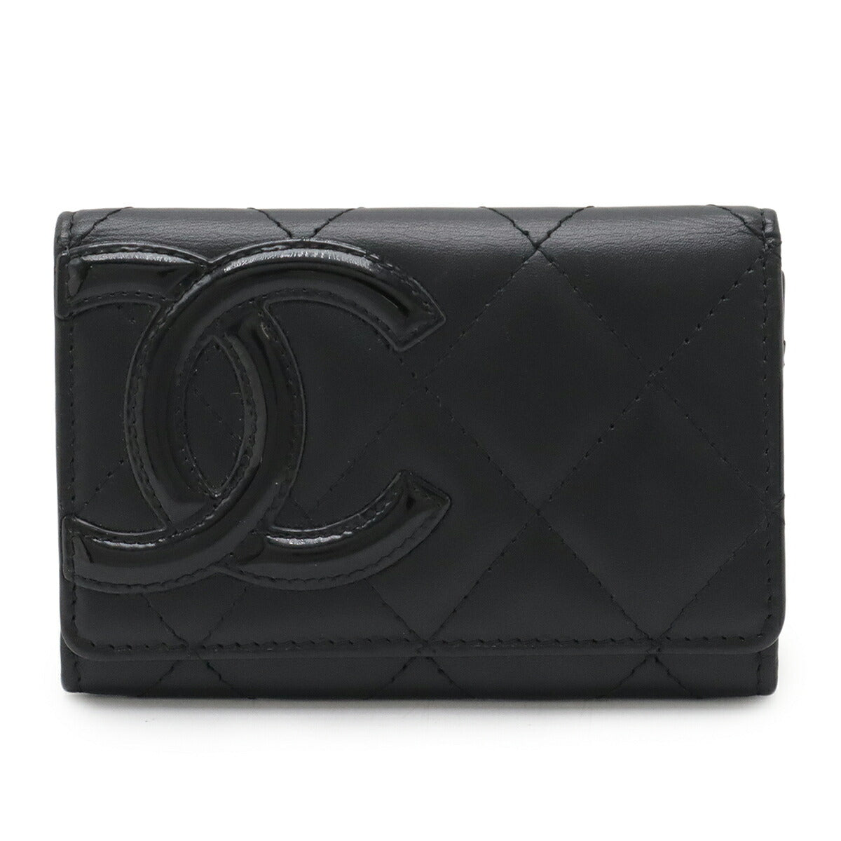 Chanel Cambon Line Calfskin Card Case Bag