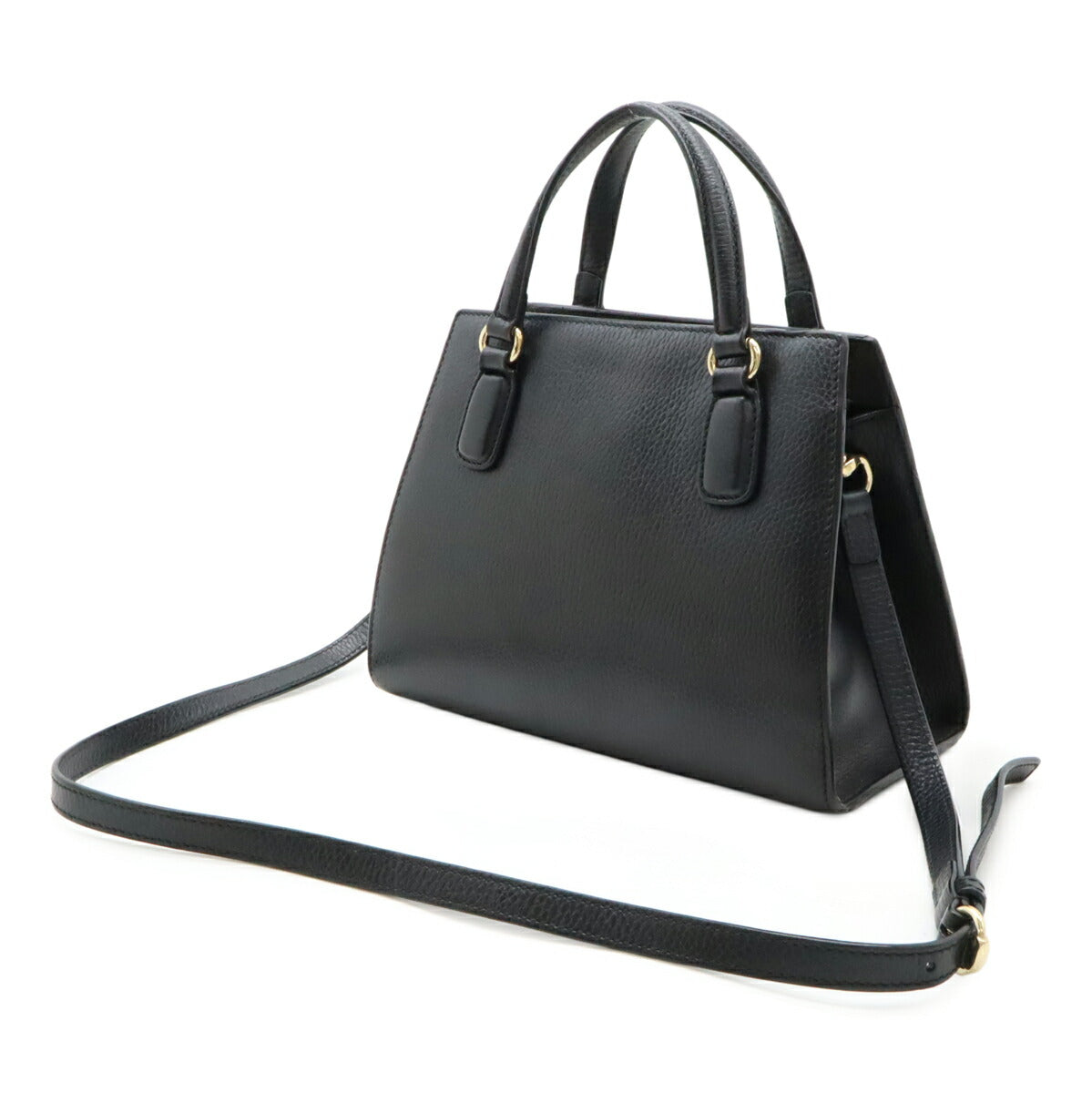 Gucci Soho Interlocking 2Way Bag Leather Travel Bag