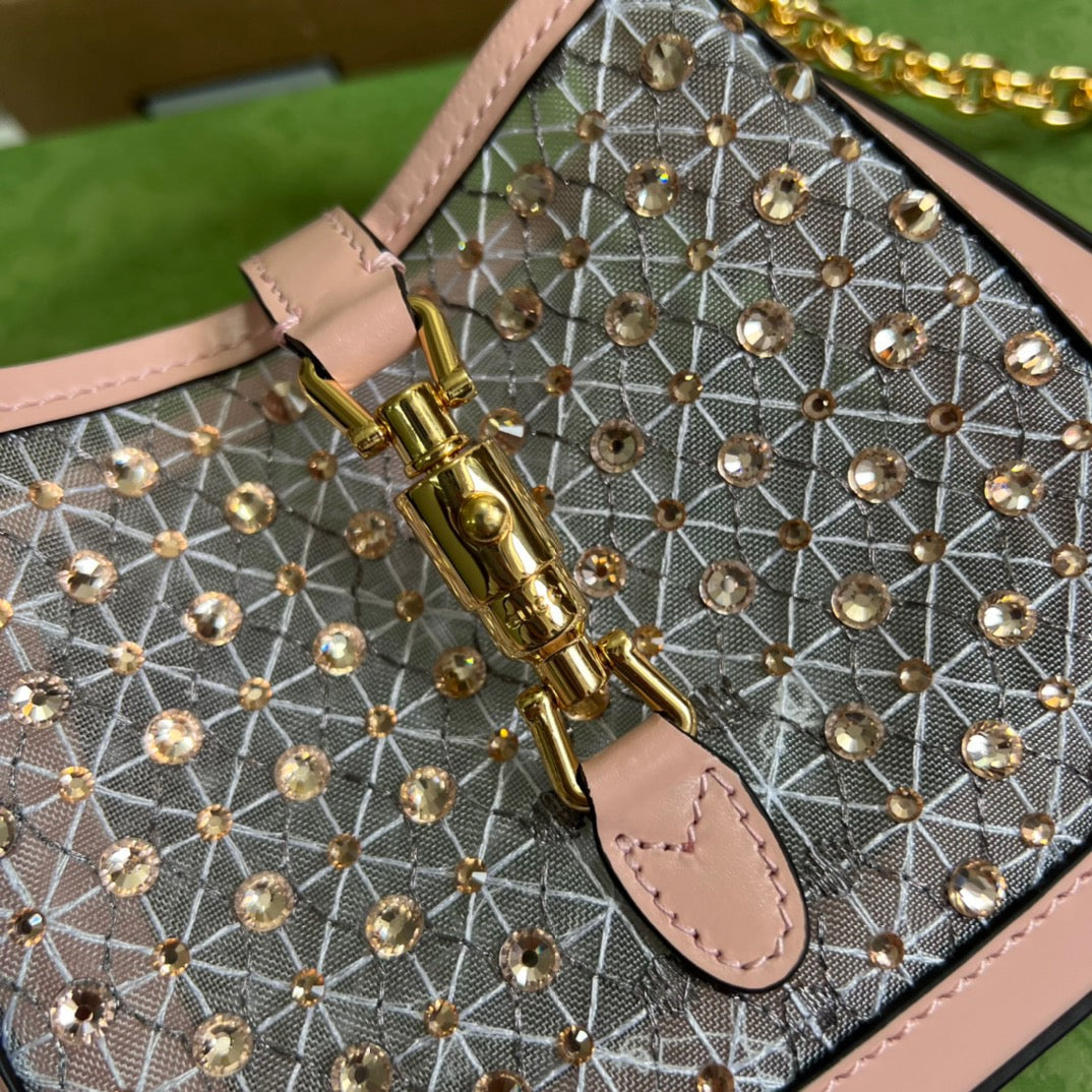 gg Jackie Light , ’s Pink Mini Shoulder Bag