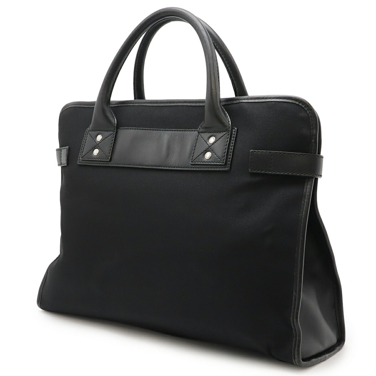 Gucci Web Loop Briefcase Handbag Canvas Nylon Travel Bag