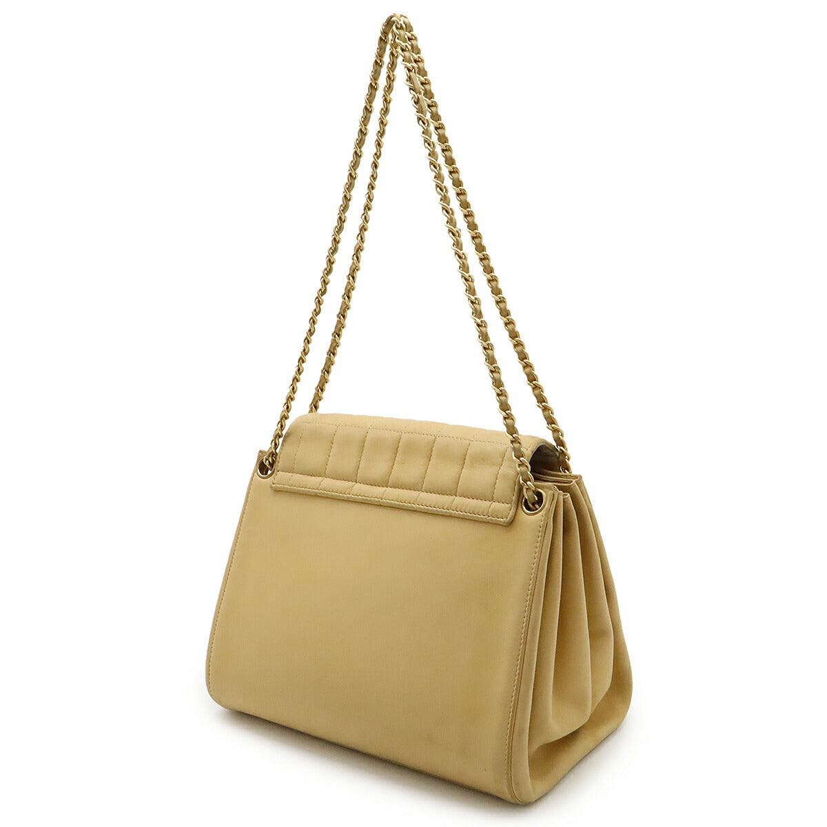 Chanel 2.55 Choco Bar Lambskin Shoulder Bag
