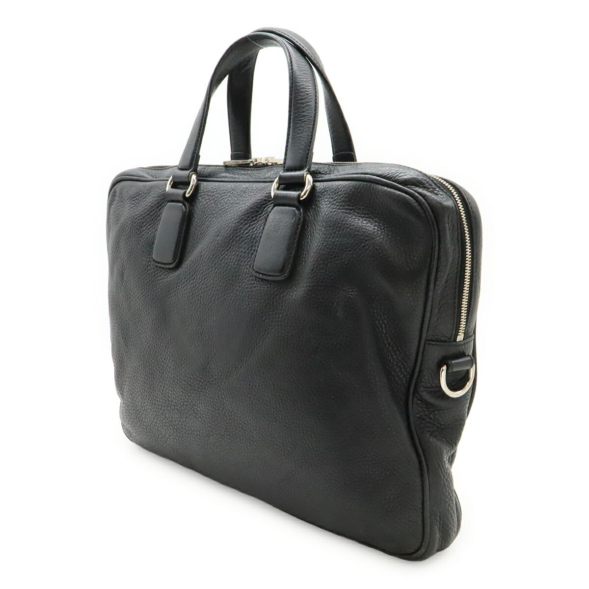 Gucci Interlocking Briefcase Handbag Leather Travel Bag