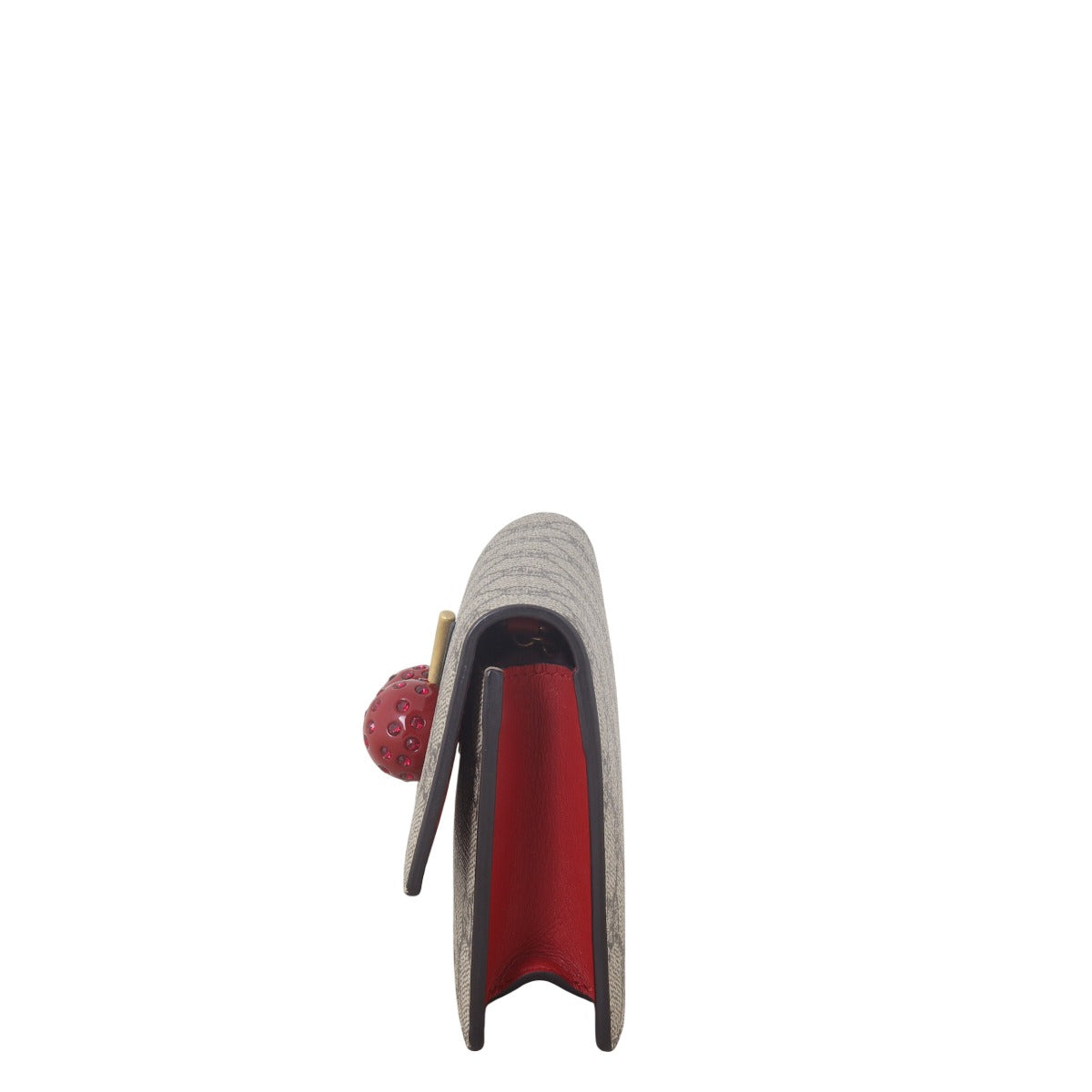 Gucci GG Supreme Cherry Super Mini Chain Bag