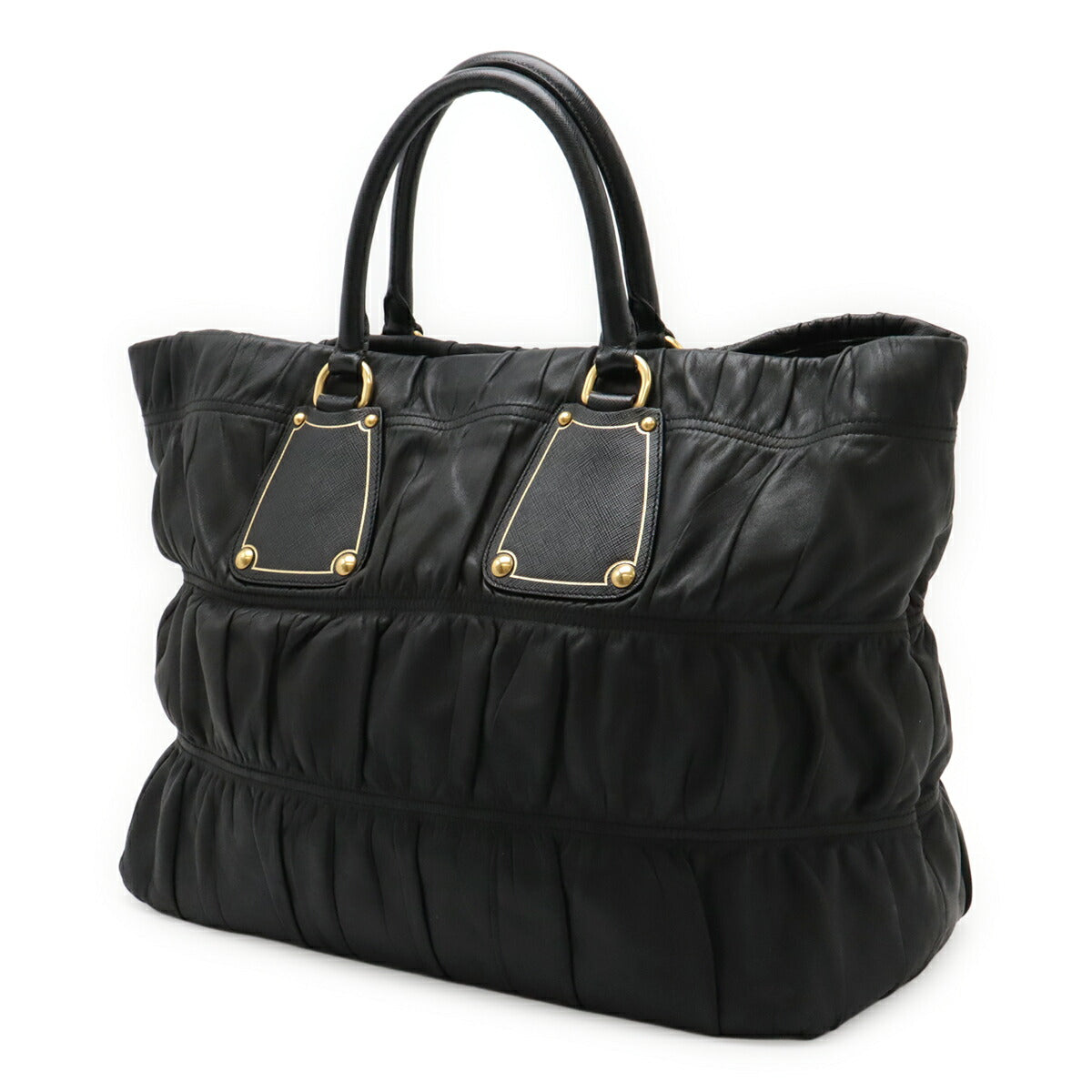 Prada Gather Tote Bag Leather