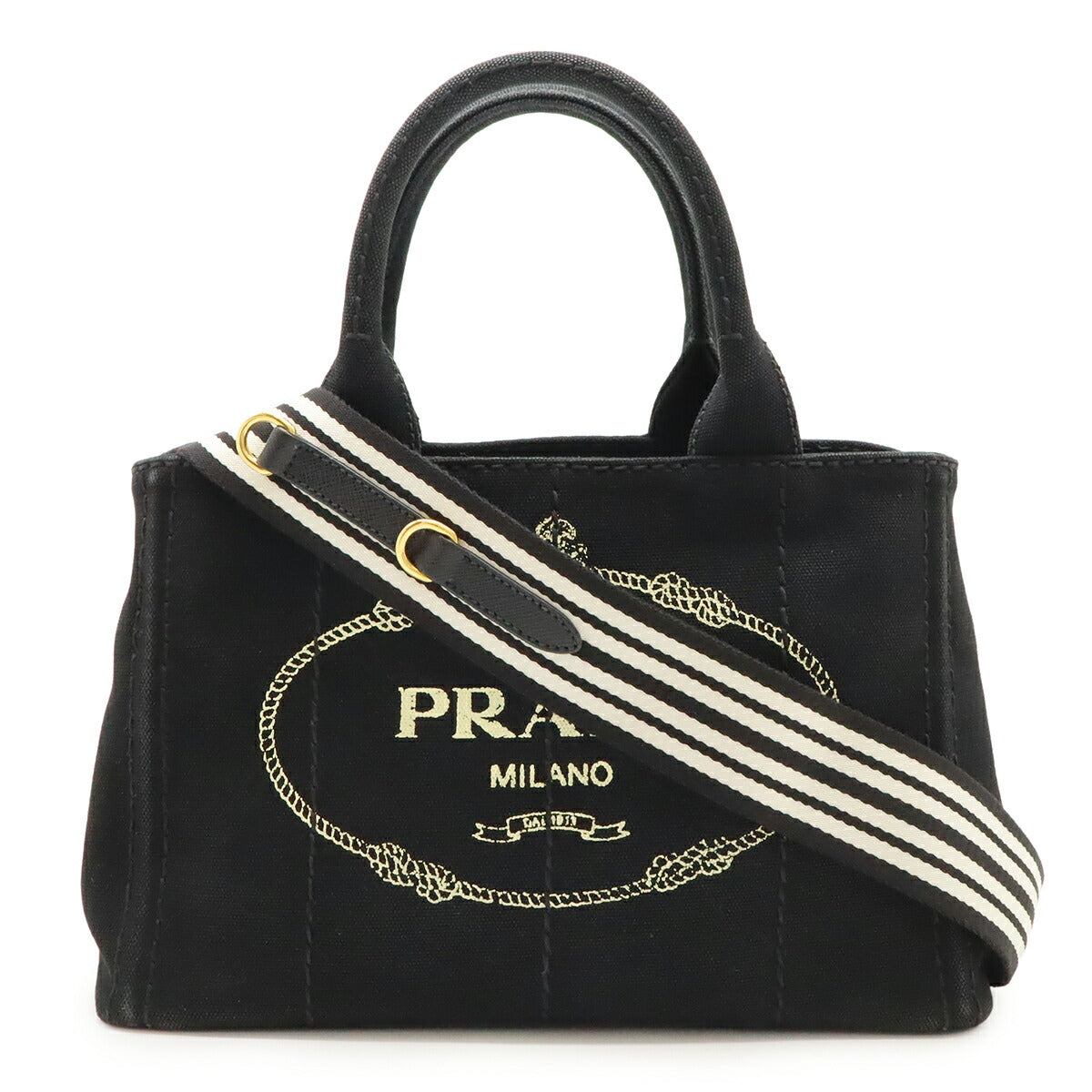 Prada Canapa 2Way Bag Canvas Travel Bag 2Way Bag 6