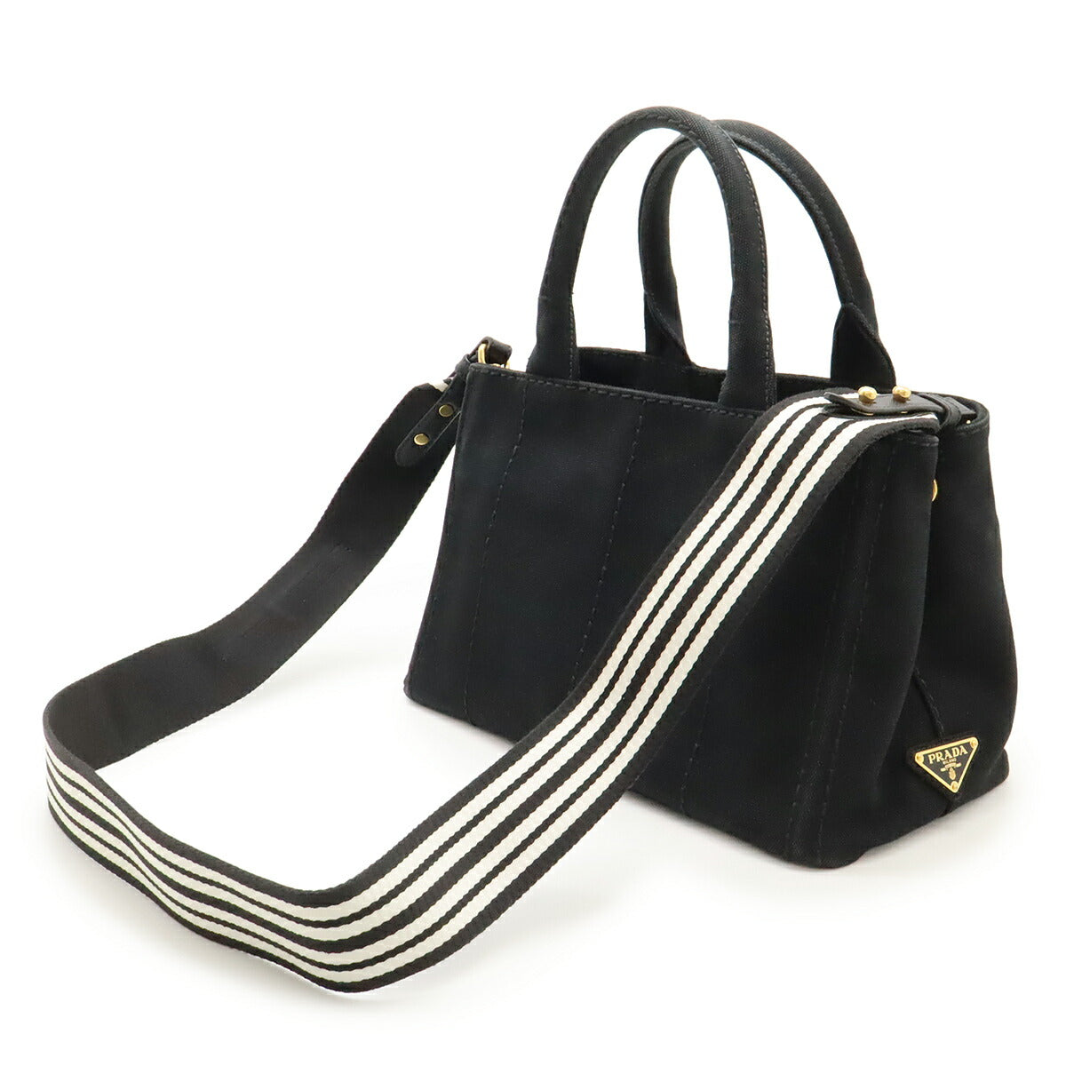 Prada Canapa 2Way Bag Canvas Travel Bag 2Way Bag 6