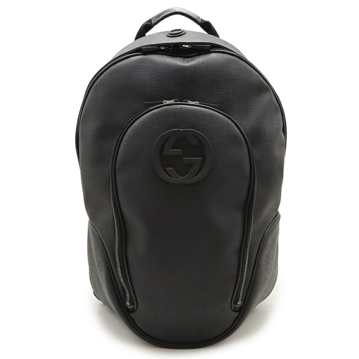 Gucci Interlocking Pvc Backpack Leather