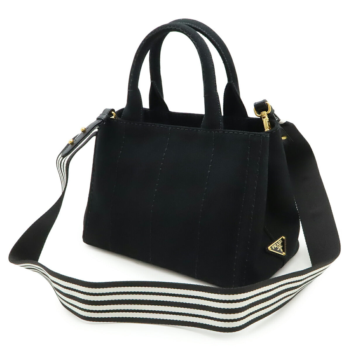 Prada Canapa 2Way Bag Canvas Travel Bag