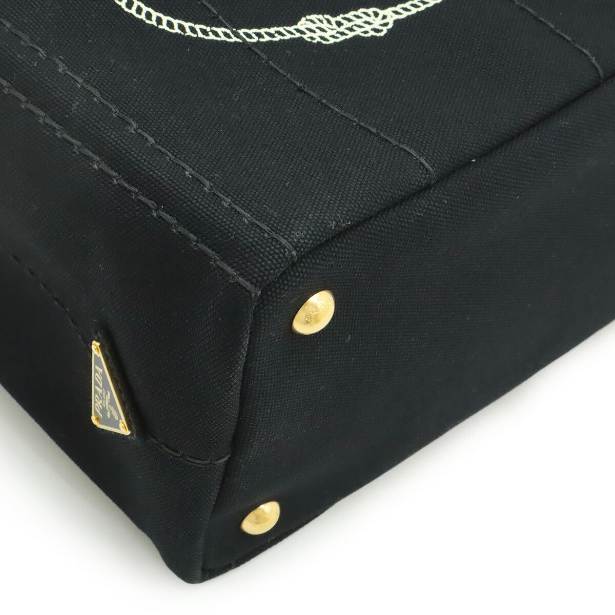 Prada Canapa 2Way Bag Canvas Travel Bag