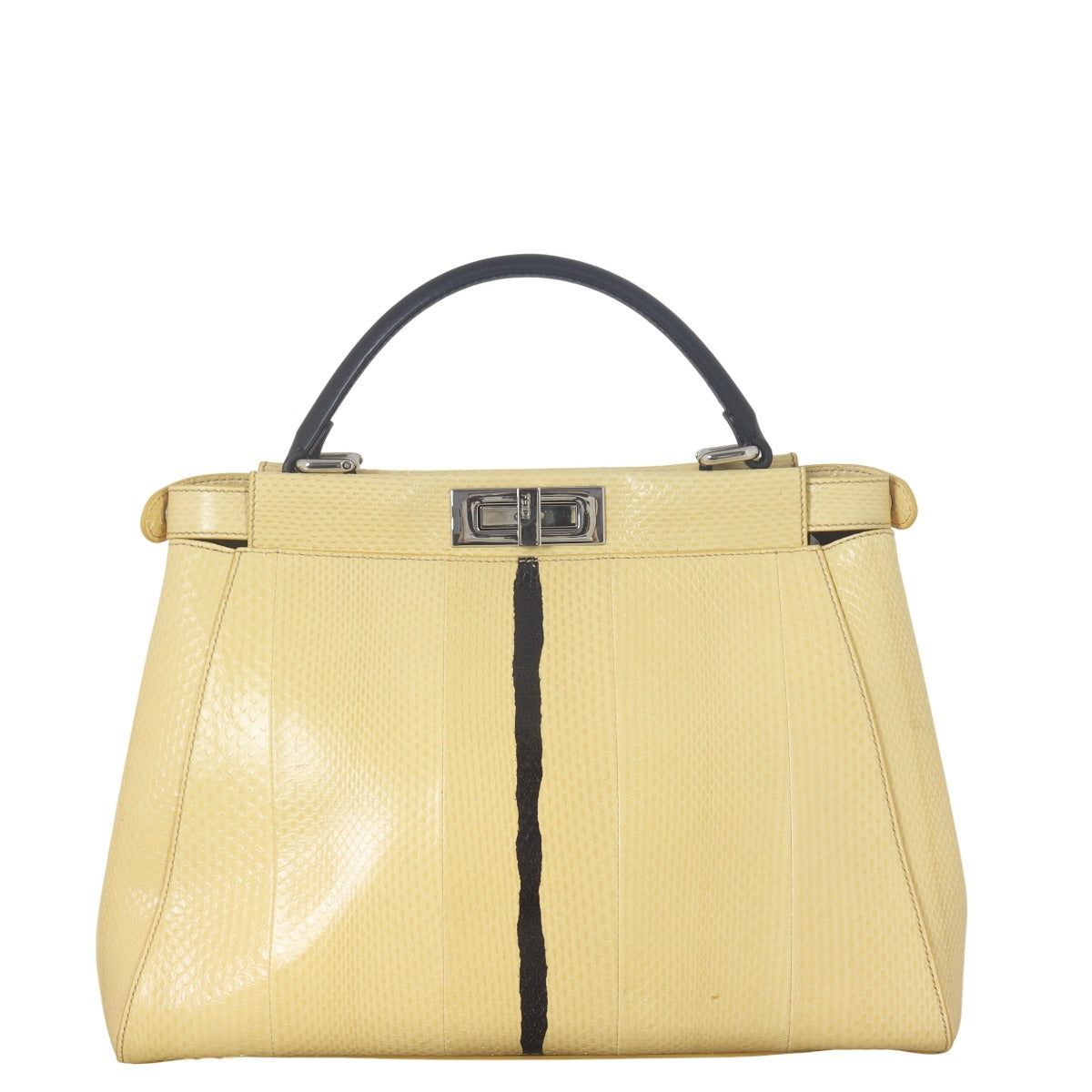 Fendi Peekaboo Python Shoulder Bag Medium