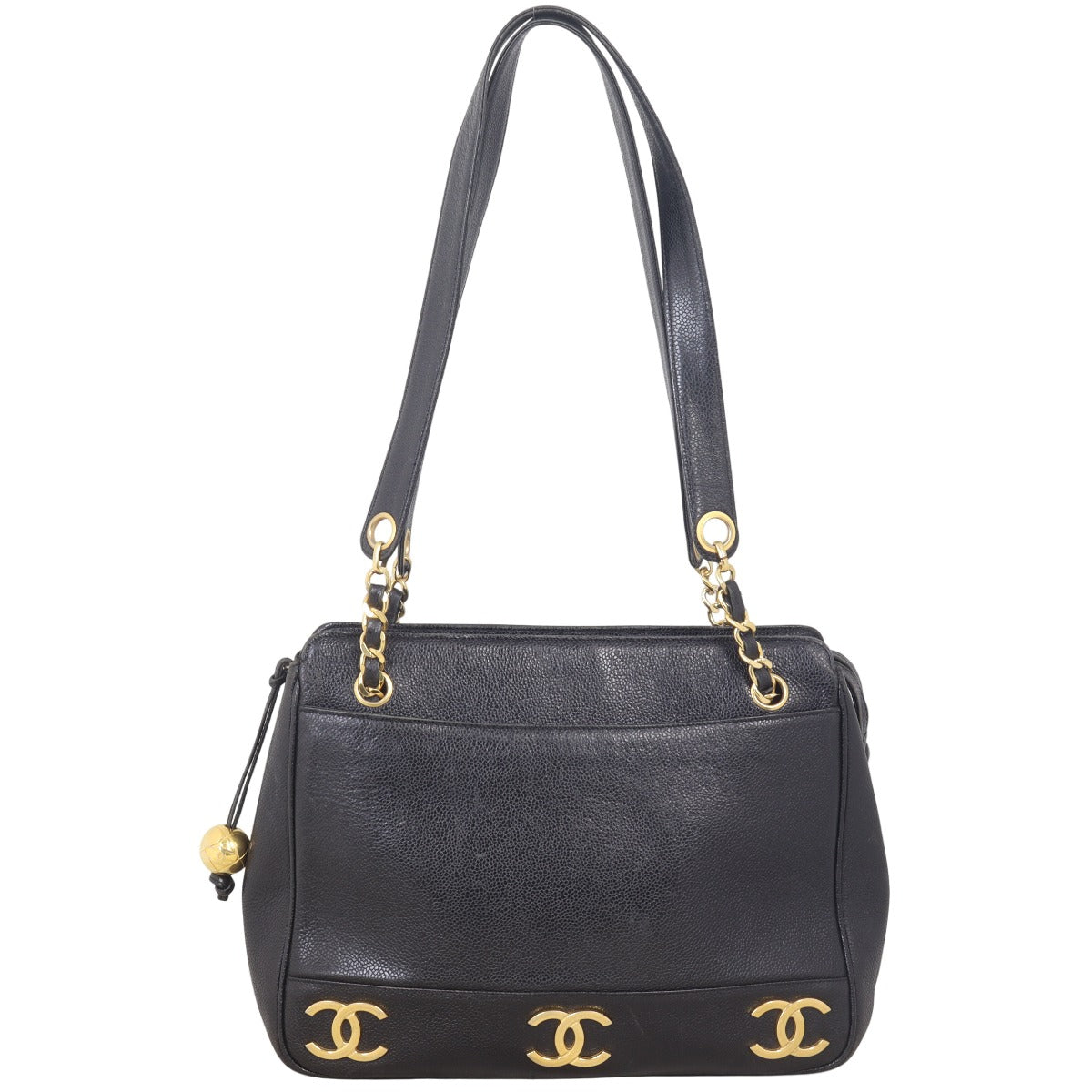 Chanel Triple CC Shoulder Bag Black