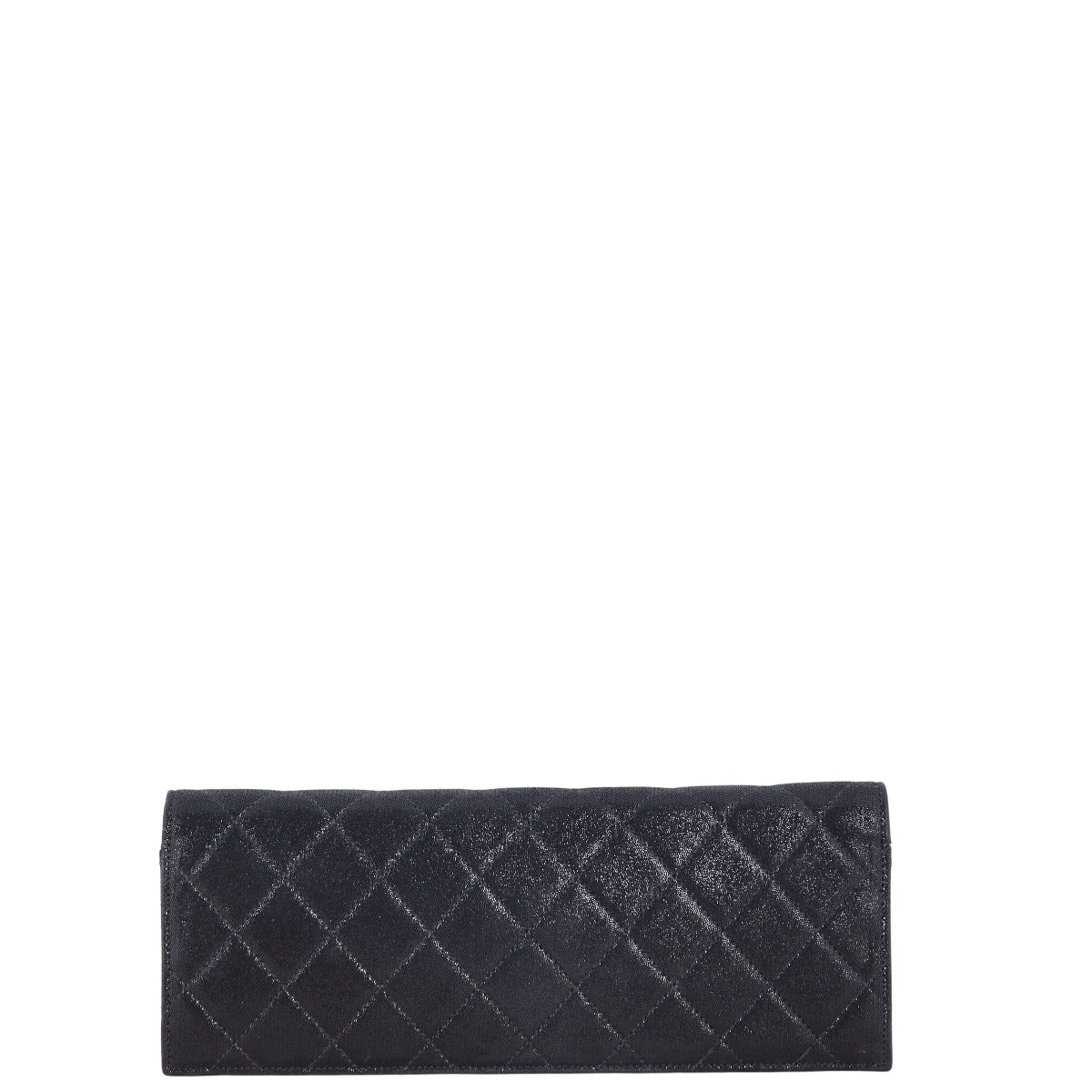 Chanel Crystal CC Clutch Iridescent Quilted Black Clutch Bag