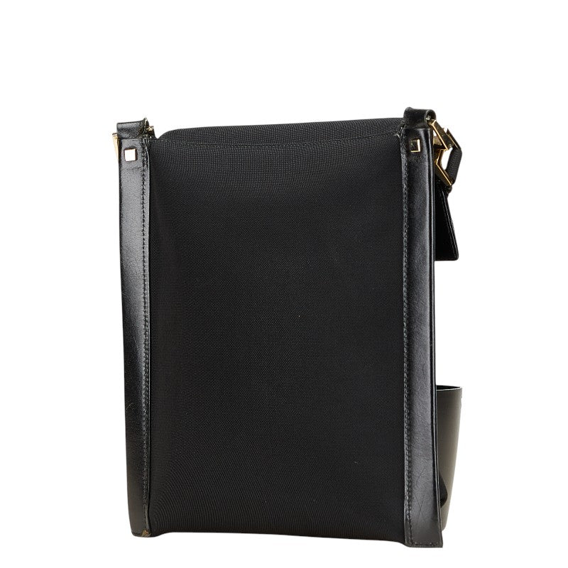 Gucci Shoulder Bag Leather Canvas 14