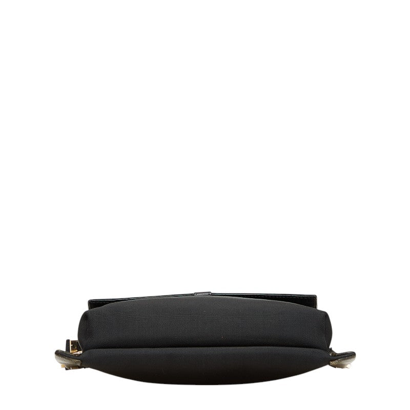 Gucci Shoulder Bag Leather Canvas 14