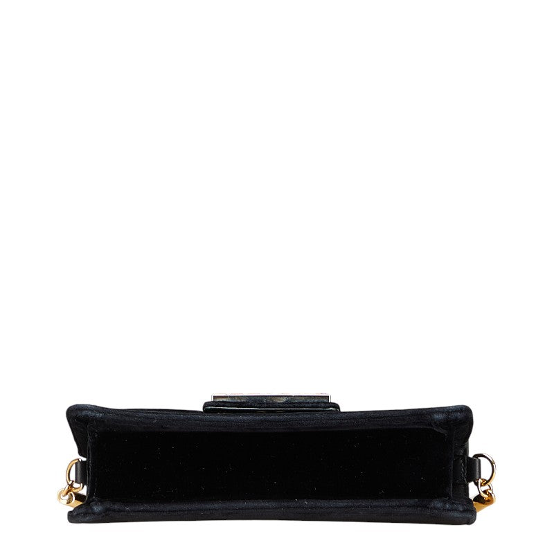 Gucci Square Velour Shoulder Bag