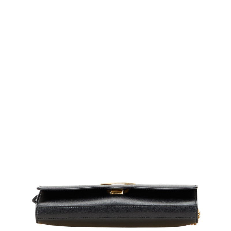 Fendi 8Bs004 Calf Shoulder Bag Leather Calf Leather Chain