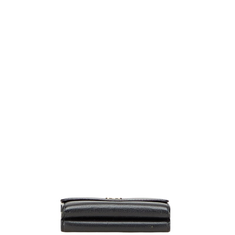 Chanel Coco Mark Trifold Wallet Leather Wallet