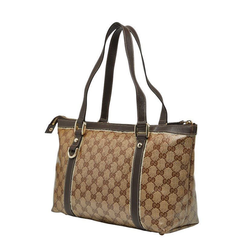 Gucci Abbey Crystal Pvc Tote Bag