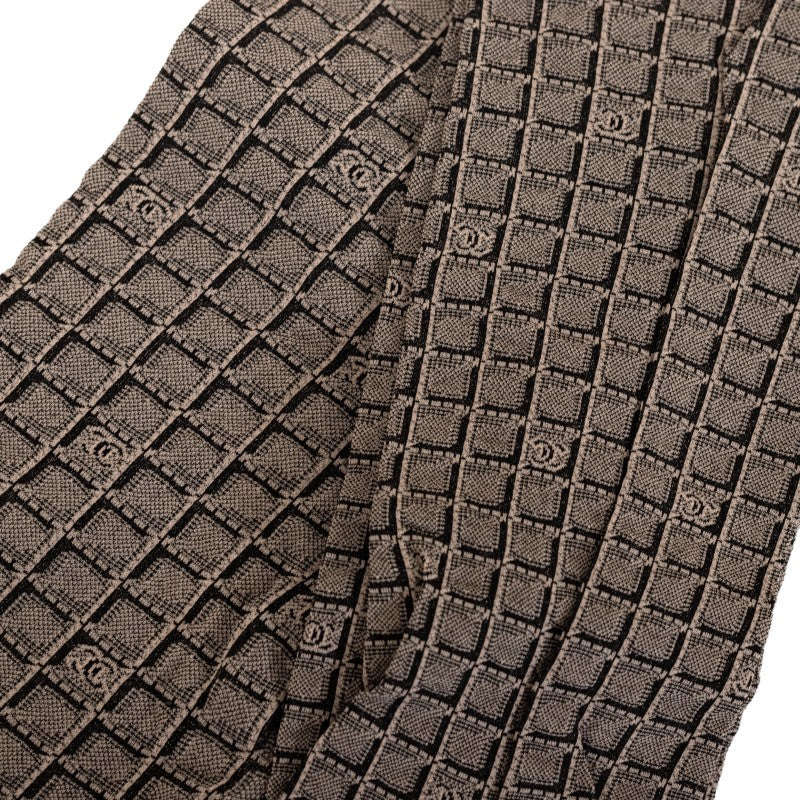 Chanel Cotton Coco Mark Block Check Tights Bag