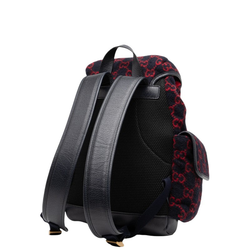 Gucci Wool Wool Backpack Leather