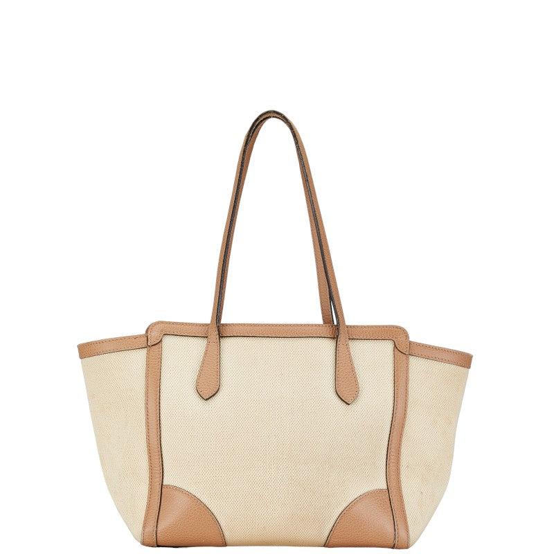 Gucci Tote Bag Leather Canvas Tote Bag