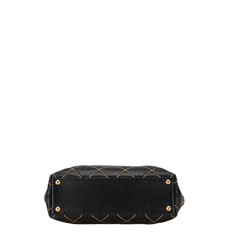 Chanel Coco Mark Matelasse Wild Stitch Lambskin 2way bag