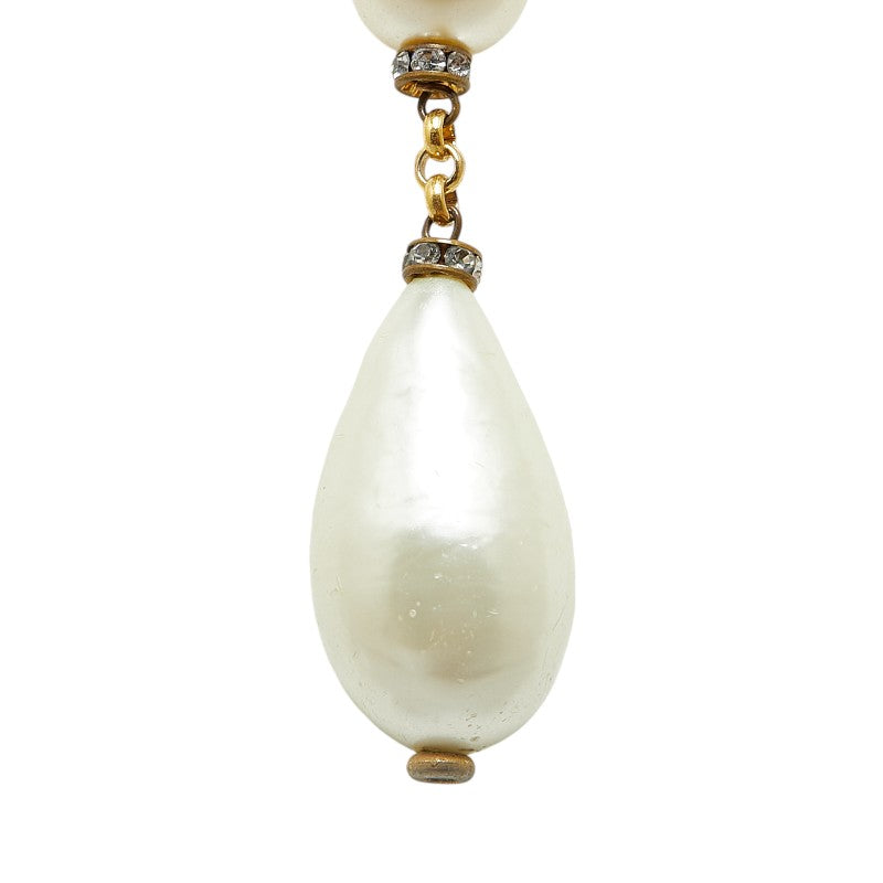 Chanel Large Pearl Rhinestone Necklace Bag