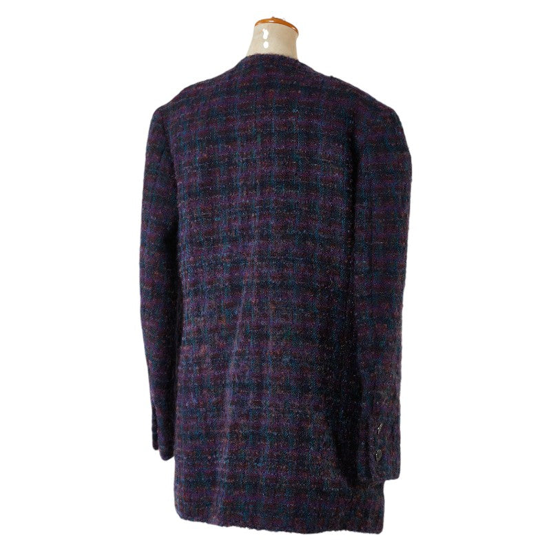Chanel Coco Mark Silk Wool Nylon Jacket