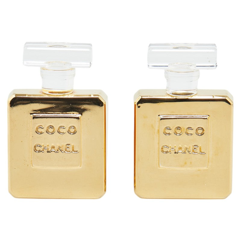 Chanel Perfume Bottle Logo Earrings Bag
