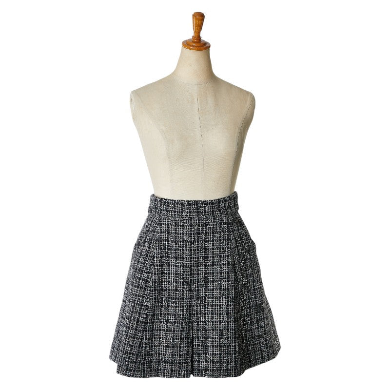 Chanel Tweed Coco Mark Cotton Blend Skirt Handbag
