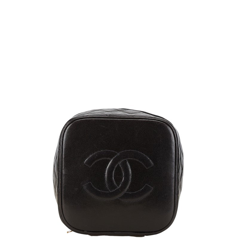 Chanel Coco Mark Matelassé Lambskin Vanity Bag