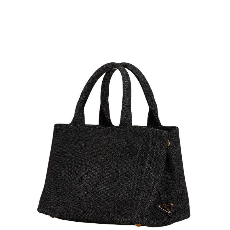 Prada Canapa Triangle 2Way Bag Canvas Logo Travel Bag Logo Canvas Handbag