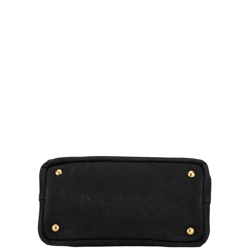 Prada Canapa Triangle 2Way Bag Canvas Logo Travel Bag Logo Canvas Handbag