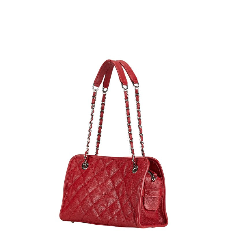 Chanel Coco Mark Matelasse Caviar 2WAY Bag