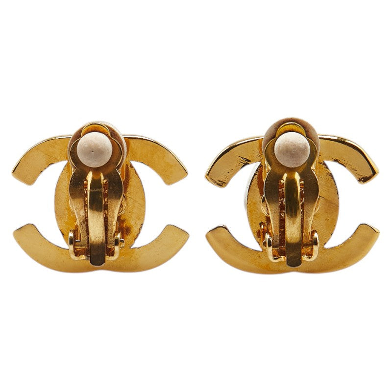 Chanel Coco Mark Turnlock Earrings
