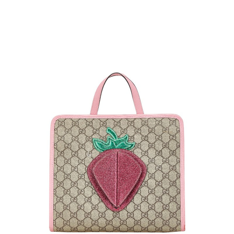 Gucci Supreme 3D Strawberry Pvc Tote Bag