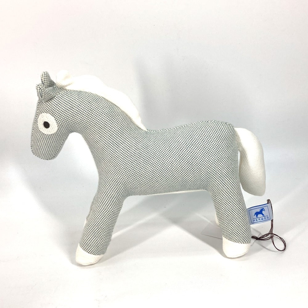 Plush Doll Cotton Horse Cheval Cheval Honore Blue Travel Bag