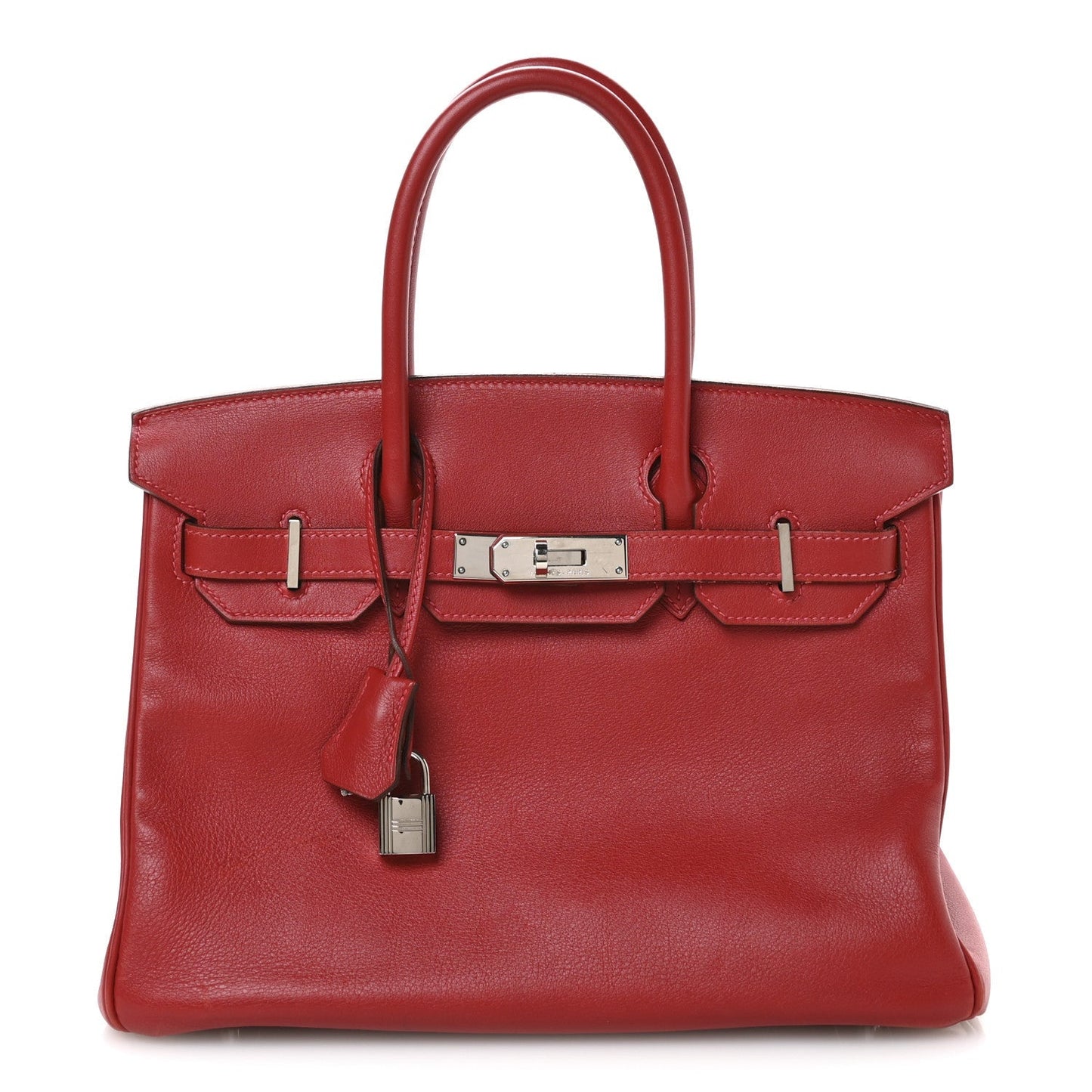 Hermes Swift Birkin Rouge Vif Handbag Travel Bag