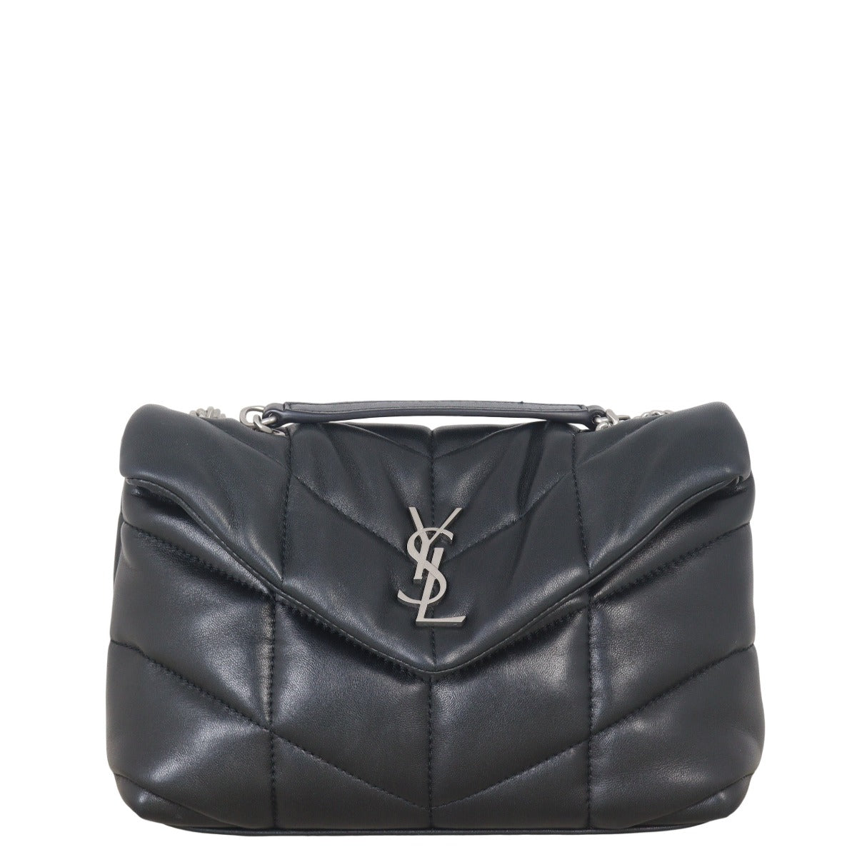 YSL Saint Laurent Puffer Toy Bag Chain Crossbody Bag