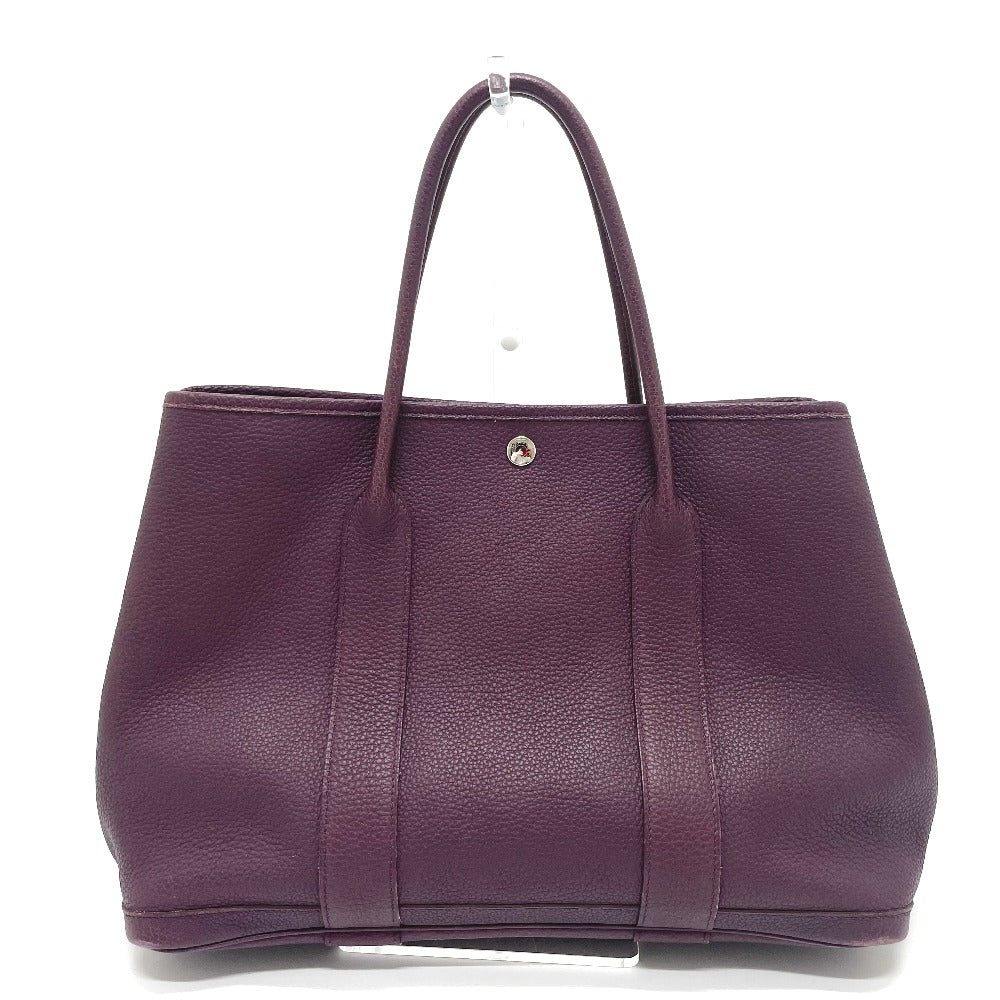 Hermes Tote Bag Negonda Type Garden Party Pm Women Purple