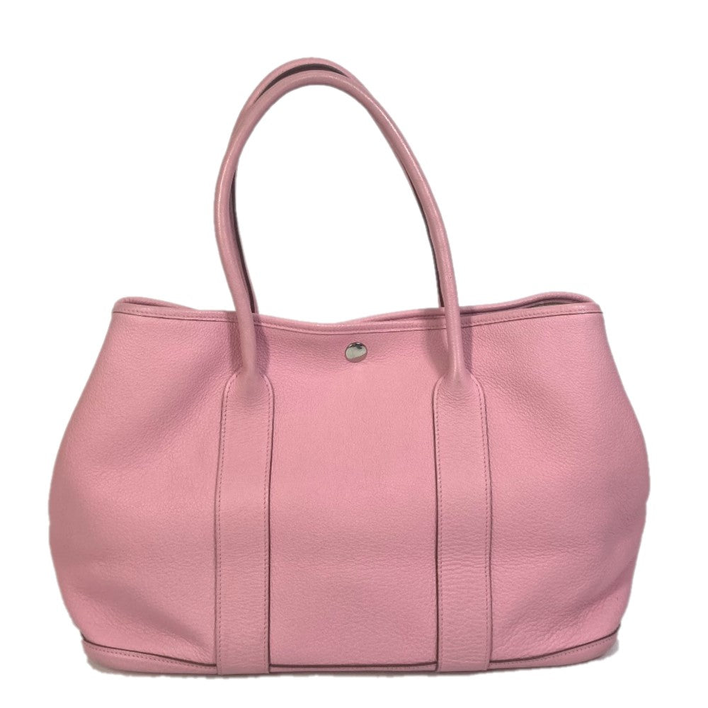 Tote Bag Garden Party Pm Tote Bag Leather Pink