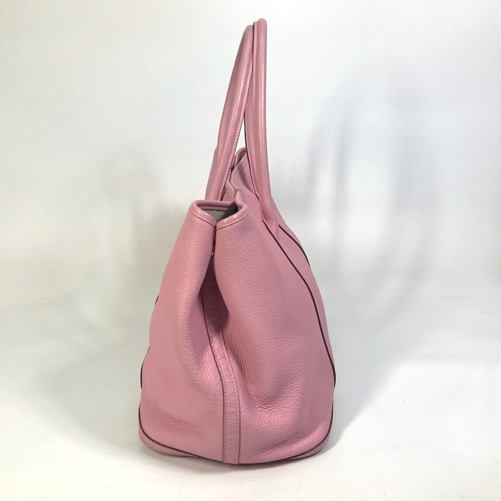 Hermes Tote Bag Garden Party Pm Tote Bag Women Leather Pink