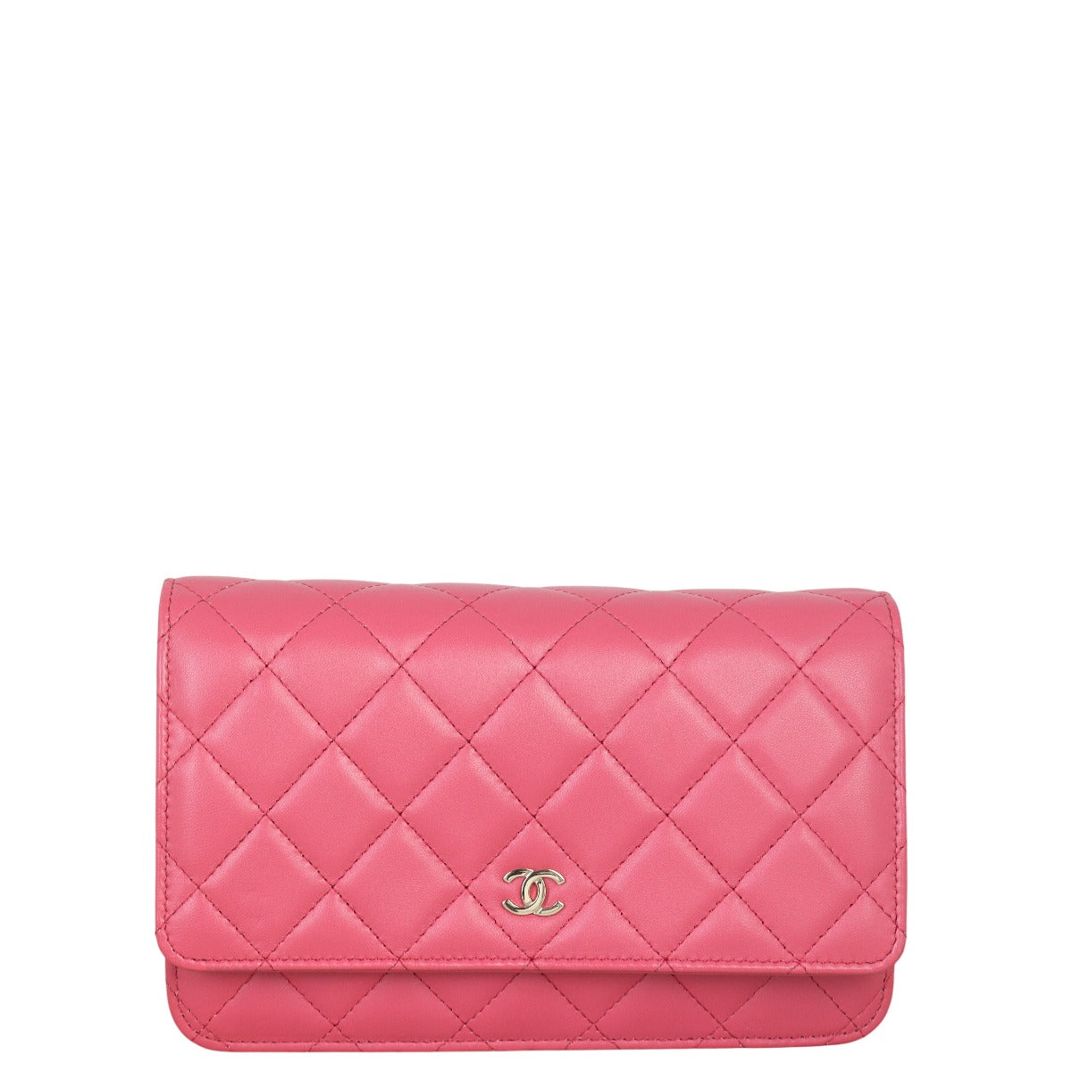 Chanel Classic Wallet on Handbag Quilted Pink Crossbody Bag Pink 07052025