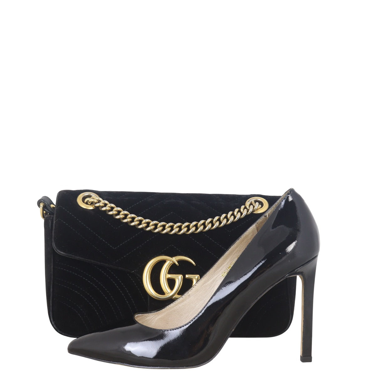 Gucci GG Marmont Velvet Medium Shoulder Bag