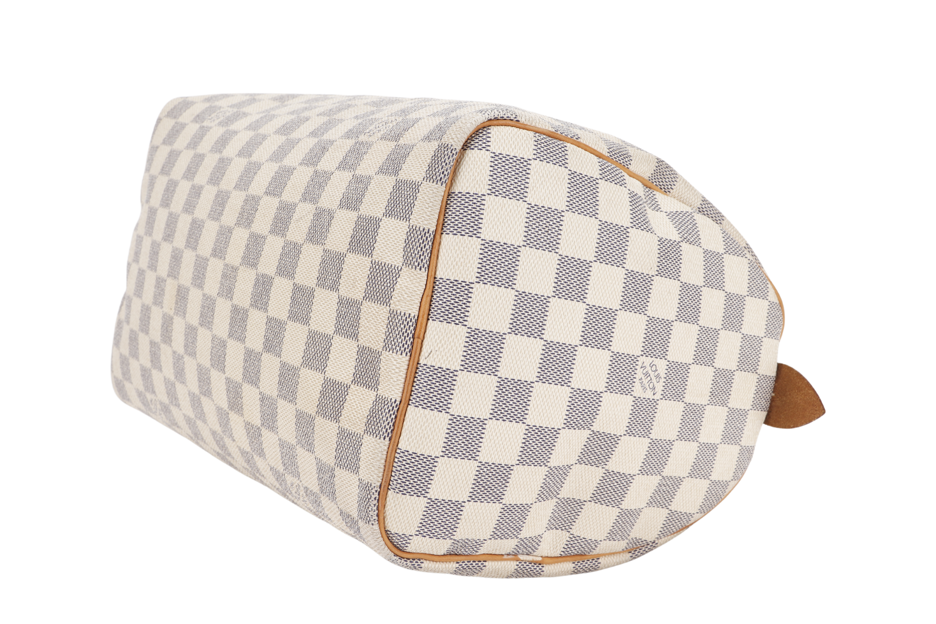 LOUIS VUITTON N41370 SPEEDY 30 DAMIER AZUR WITH LOCK ONLY NO KEY