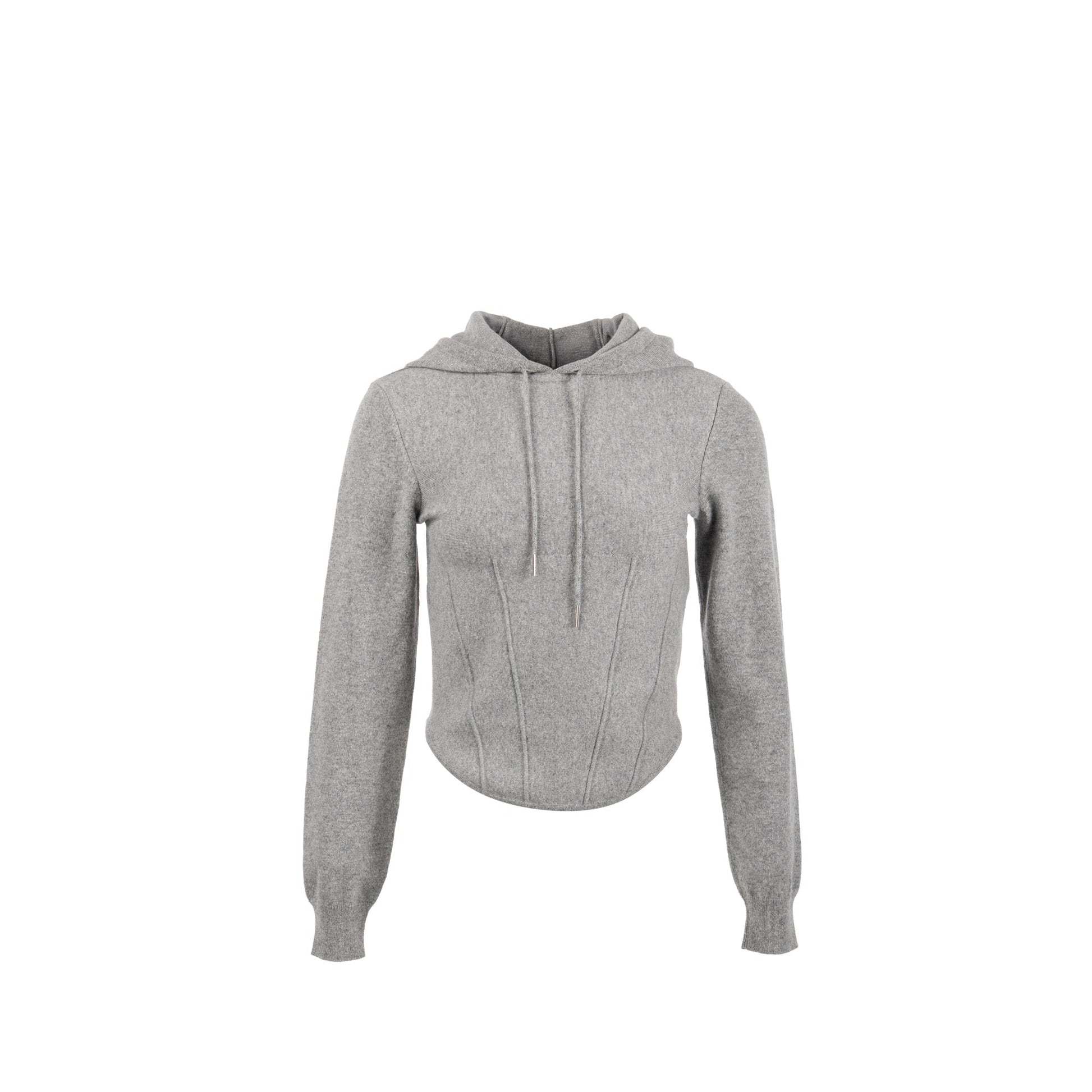 Celine Size S Cropped Hooded Sweater Cashmere Grey Travel Bag