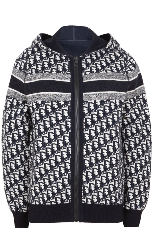 Dior Reversible Hoodie Zip Handbag