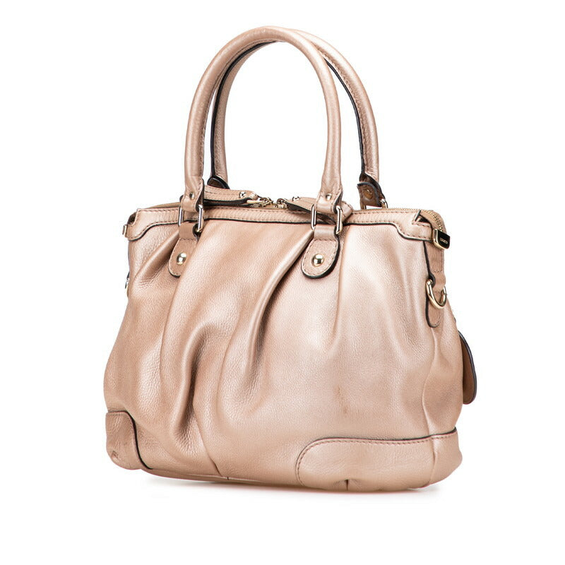 Gucci Sukey 2Way Bag Leather Travel Bag