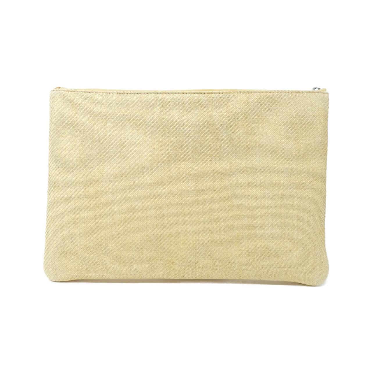 Chanel Deauville Line Raffia Pouch Bag