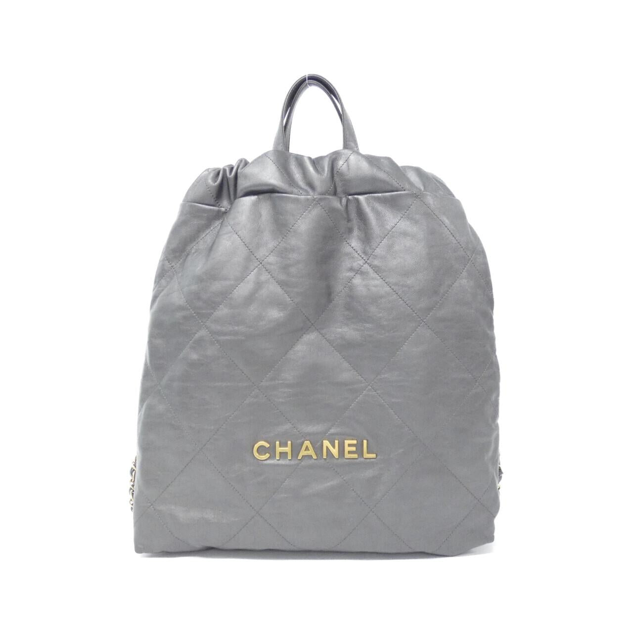 Chanel Chanel 22 Metallic Calfskin Backpack